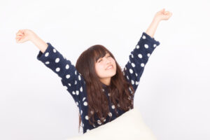 寝起き
